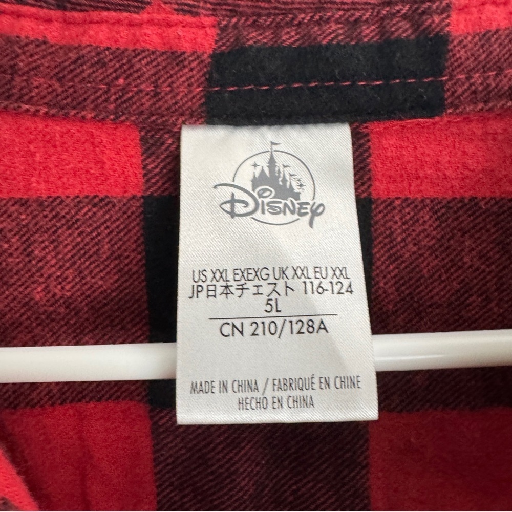 Disneyland Frontierland Vintage Goofy Plaid Shirt Size XXL - Picture 4 of 9